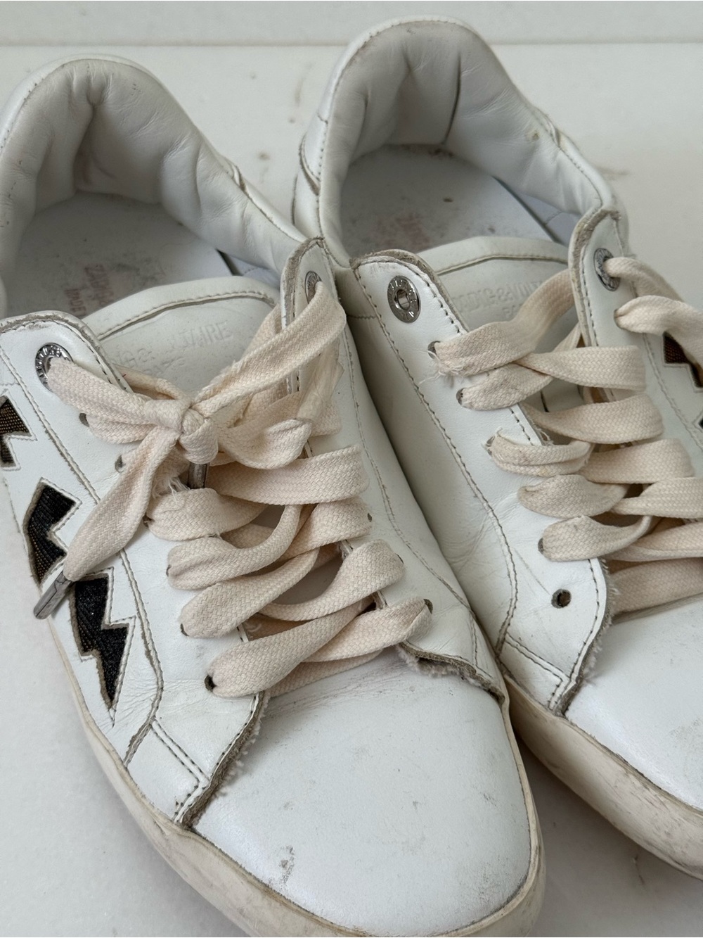Authentic Zadig & Voltaire Lighting Bolt Sneakers